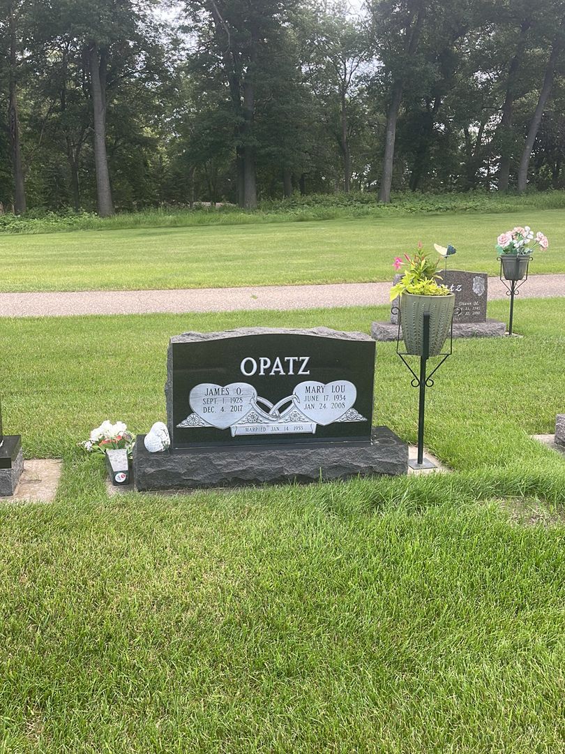 James O. "Jim" Opatz's grave. Photo 1