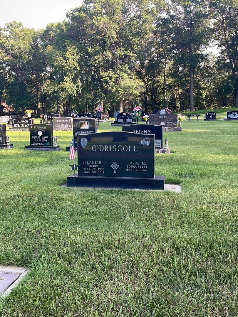 Jeramiah J. "Jerry" O'Drickoll's grave. Photo 1