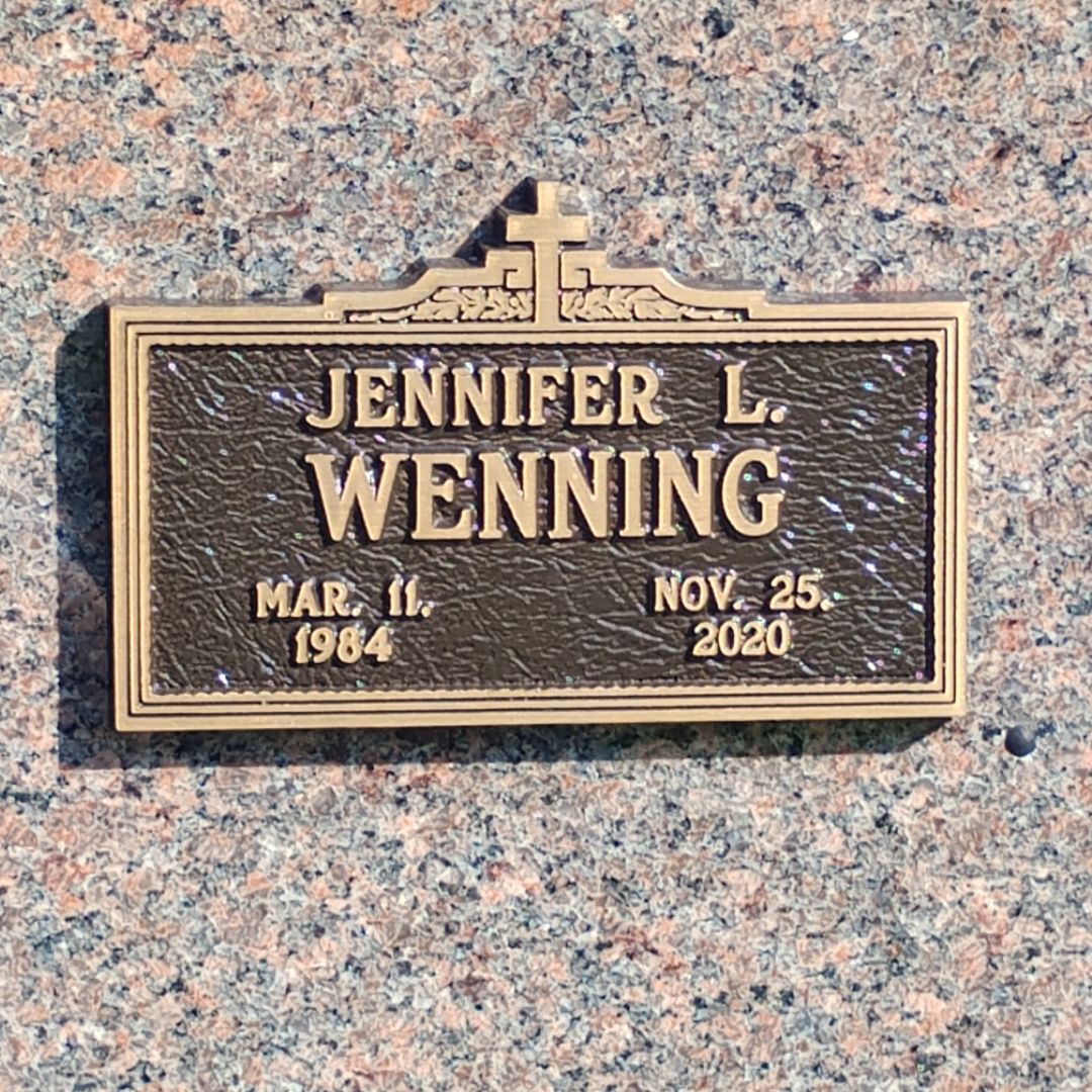 Jennifer L. Wenning's grave
